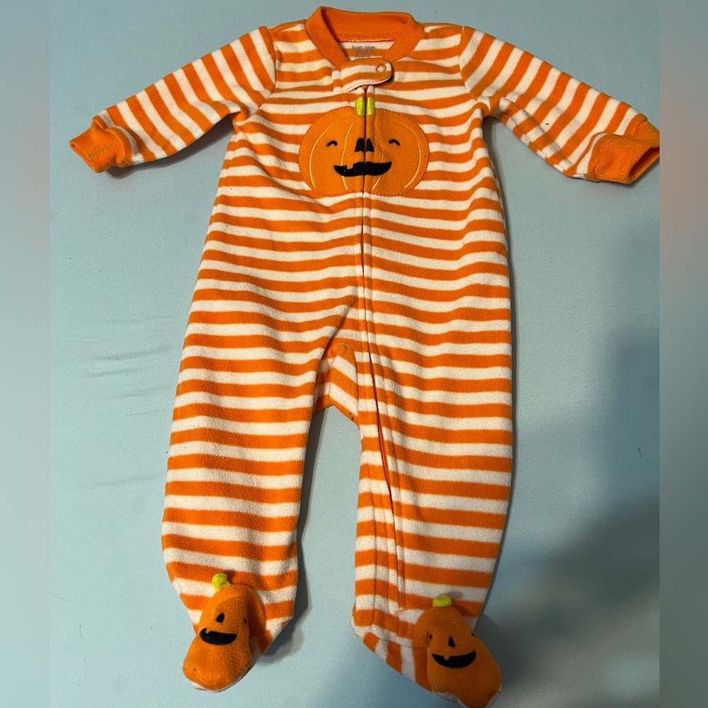 5 items for $20/ Just one you…pumpkin sleeper. Super soft. 3 months